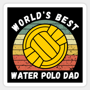 World's Best Water Polo Dad Sticker